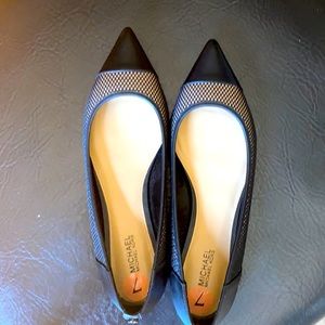 Michael Kors Ballet Flats 7M Black/Tan